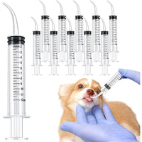 12ml Pet Feeding Syringes with Measurement for Small Dog Cats Puppy Kitten and Other Small Animal Liquid Syringe Feeder Supplies - Trusted Pet Products