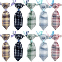 50/100pcs Pet Small Dog Puppy Cat Ties Adjustable Pet Neckties Bowties Dogs Grooming Holiday Pet Accessories for Small Dogs - Trusted Pet Products