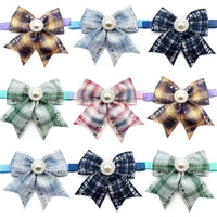 50/100pcs Pet Small Dog Puppy Cat Ties Adjustable Pet Neckties Bowties Dogs Grooming Holiday Pet Accessories for Small Dogs - Trusted Pet Products