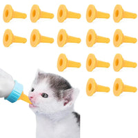 15Pcs Pet Feeding Nipple Mini Cat Silicone Feeding Pacifier for newborn Kittens Puppies Rabbits Small Animals - Trusted Pet Products