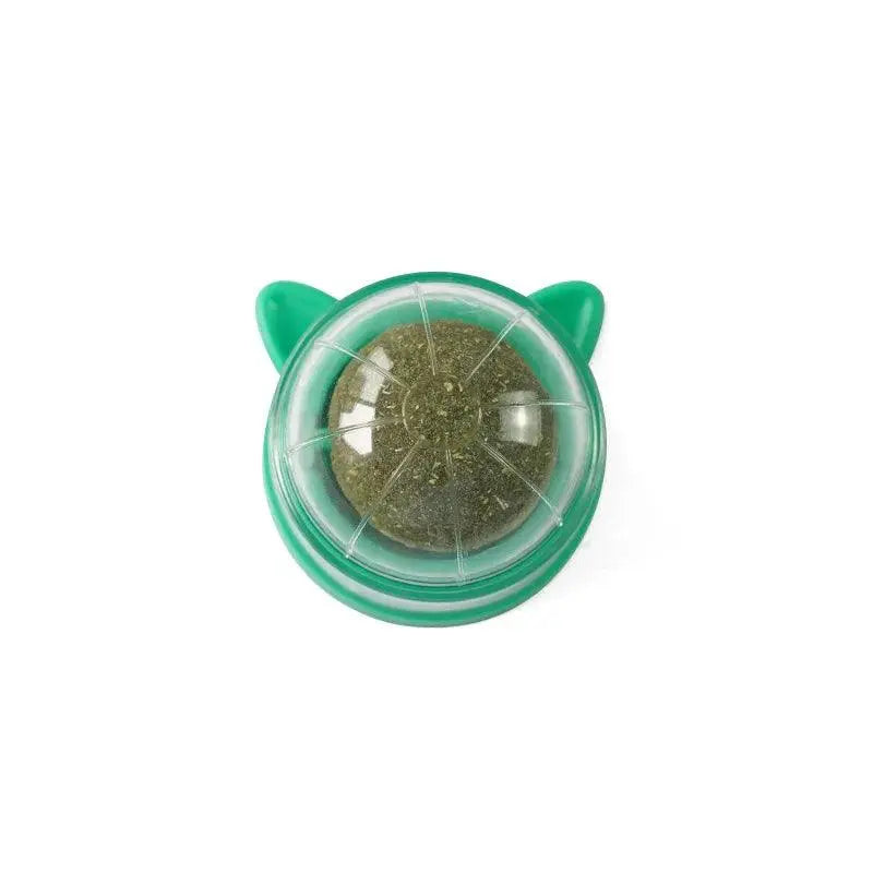 1Pcs Natural Catnip Cat Wall Stick-on Ball Toy Treats Healthy Removes Hair Balls to Promote Digestion Grass Snack Pet Supplies - Trusted Pet Products