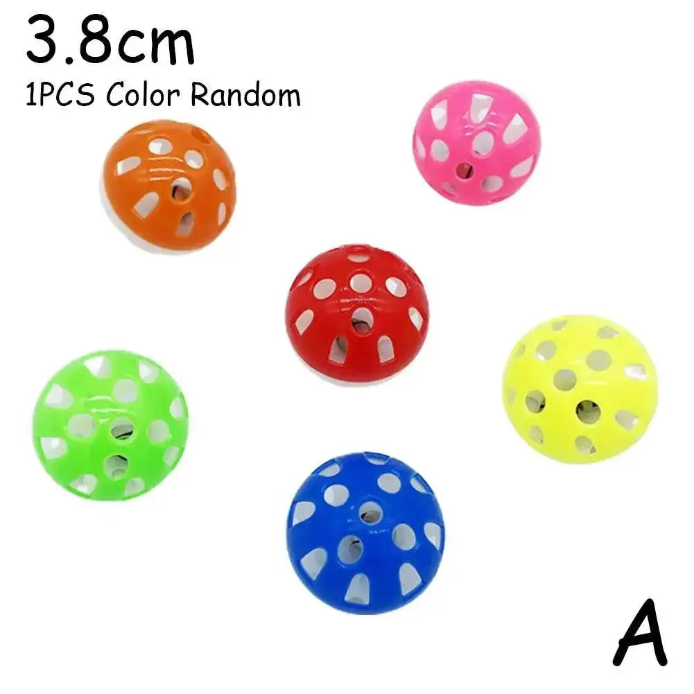 1pc Cat Toy Bell Ball 38mm 43mm Plastic Cat Toy Fun Games Interactive Ball Exercise Cat Animal Funny Toy Pets V6Q6 - Trusted Pet Products