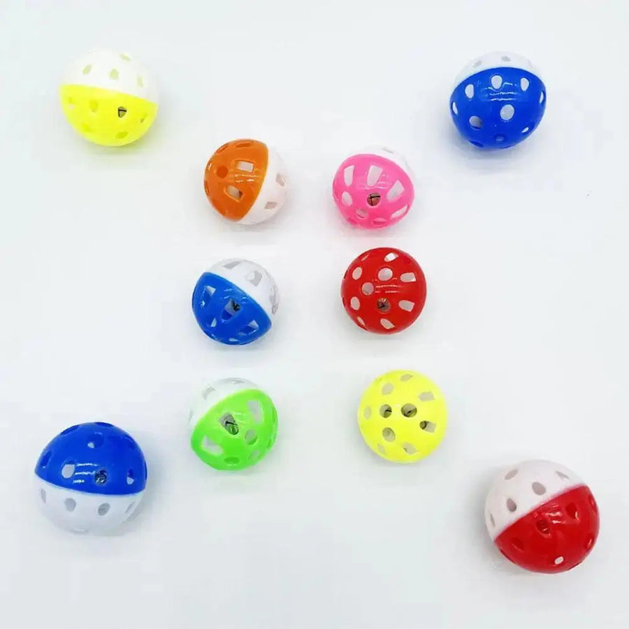 1pc Cat Toy Bell Ball 38mm 43mm Plastic Cat Toy Fun Games Interactive Ball Exercise Cat Animal Funny Toy Pets V6Q6 - Trusted Pet Products