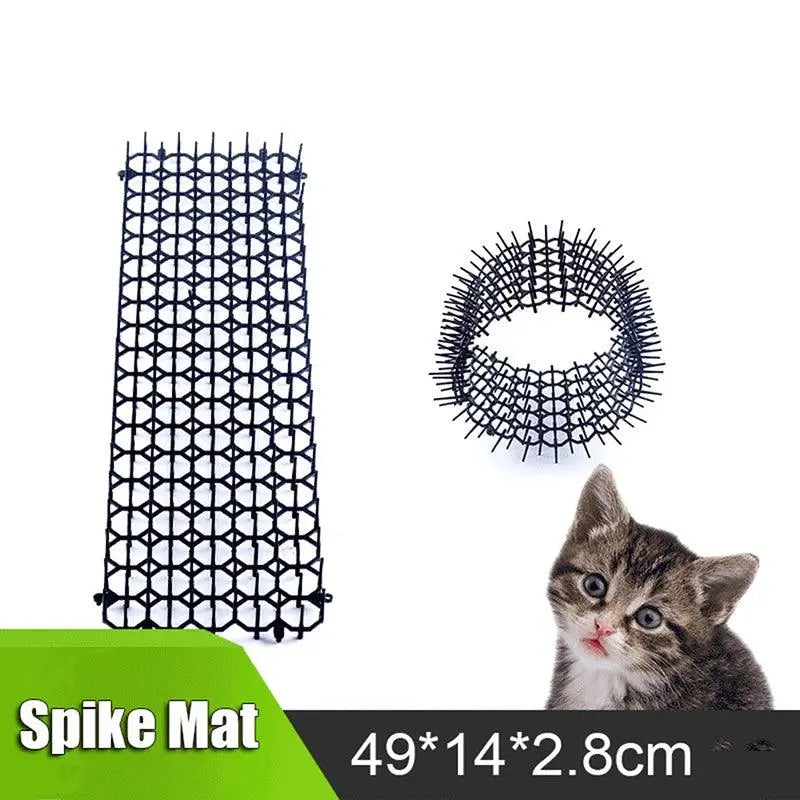 1pc Garden Cat Scat Repellent Mat Prickle Strips Anti Cat Net Spike Deterrent Keep Cat Dog Away Digging Climbing Pets Supplie - Trusted Pet Products