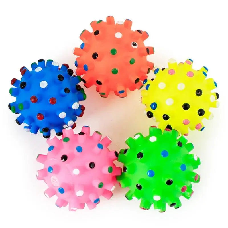 1pc Squeaky Pet Dog Ball Toys for Small Dogs 6cm - Trusted Pet Products