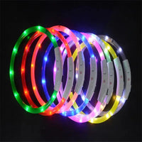 3 Modes Dog Luminous Charge Collar Led Usb Cat Dogs Collars Detachable Night Led Glow Dog Loss Prevention Collar Pet Accessories - Trusted Pet Products