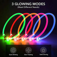 3 Modes Dog Luminous Charge Collar Led Usb Cat Dogs Collars Detachable Night Led Glow Dog Loss Prevention Collar Pet Accessories - Trusted Pet Products