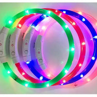 3 Modes Dog Luminous Charge Collar Led Usb Cat Dogs Collars Detachable Night Led Glow Dog Loss Prevention Collar Pet Accessories - Trusted Pet Products