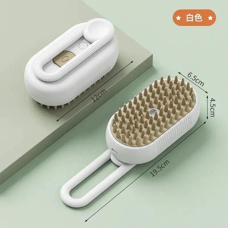 3 in 1 Electric Spray Steam Brush Massager and Excess Pet Hair Removal - Trusted Pet Products