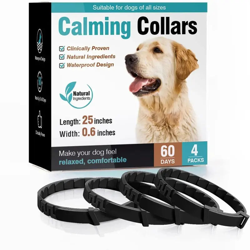 3/4 Pc Dogs Calming Pheromone Collars Anxiety Relief Trusted Pet Products