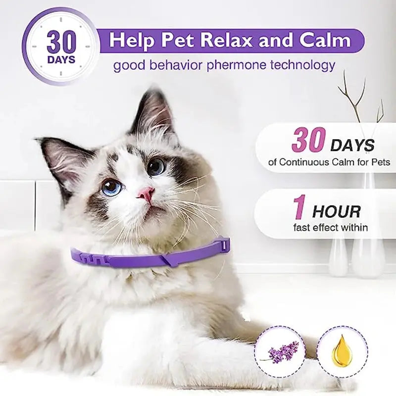 3/4 Pc Dogs Calming Pheromone Collars Anxiety Relief Trusted Pet Products