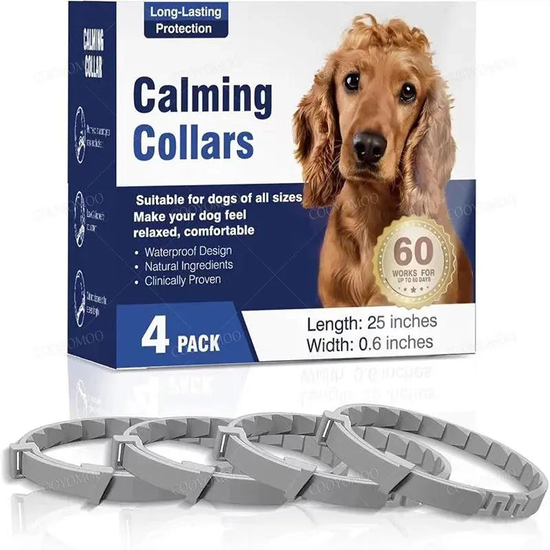 3/4 Pc Dogs Calming Pheromone Collars Anxiety Relief - Trusted Pet Products