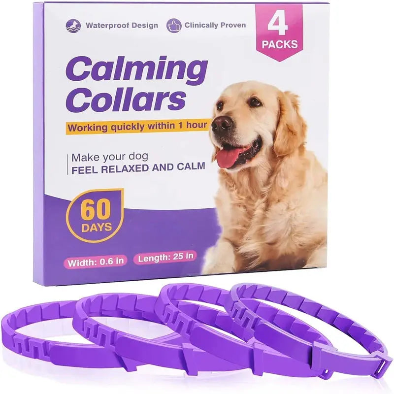 3/4 Pc Dogs Calming Pheromone Collars Anxiety Relief Trusted Pet Products