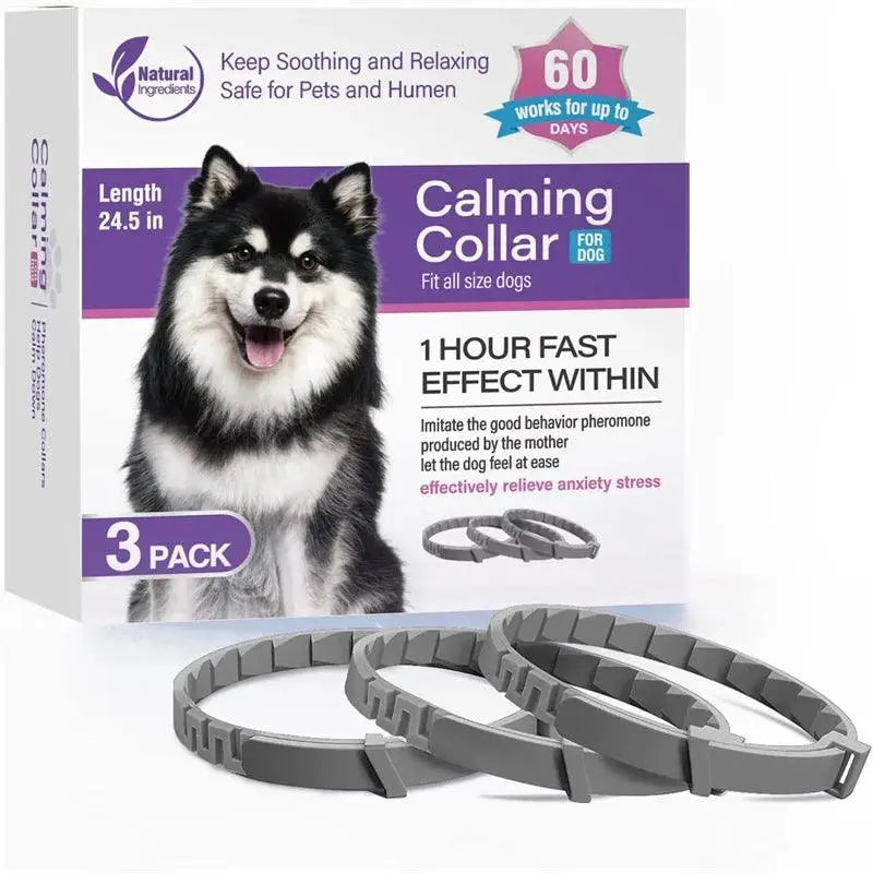 3/4 Pc Dogs Calming Pheromone Collars Anxiety Relief - Trusted Pet Products