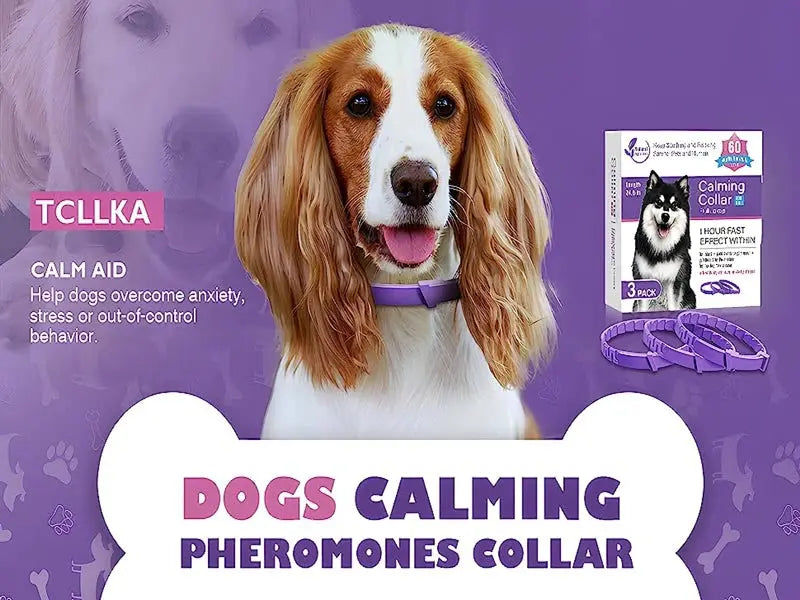 3/4 Pc Dogs Calming Pheromone Collars Anxiety Relief Trusted Pet Products