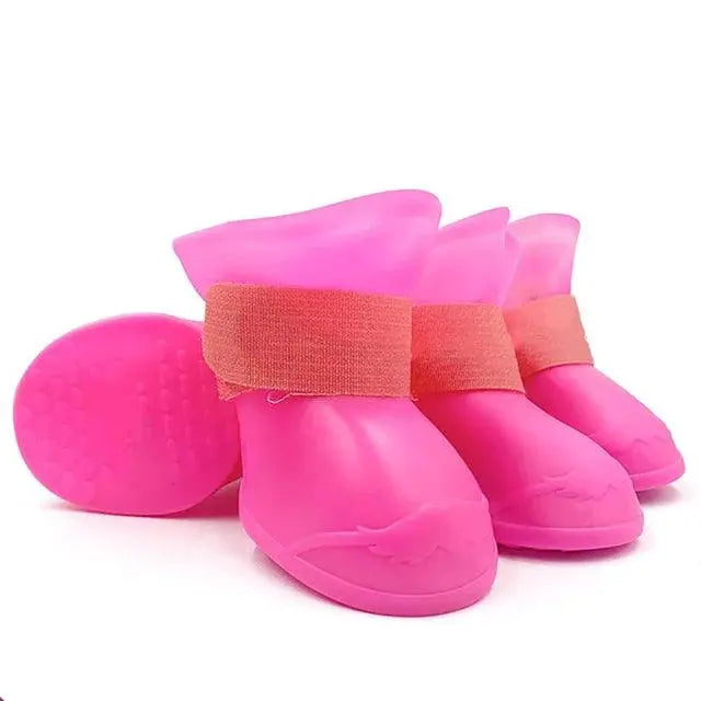 4Pcs Waterproof Anti-slip Rubber Boots For Dogs - Trusted Pet Products