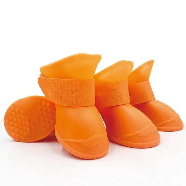 4Pcs Waterproof Anti-slip Rubber Boots For Dogs - Trusted Pet Products