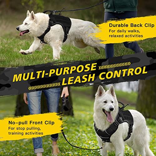 WINGOIN Purple Tactical Dog Harness Vest for Small Dogs No Pull - Trusted Pet Products