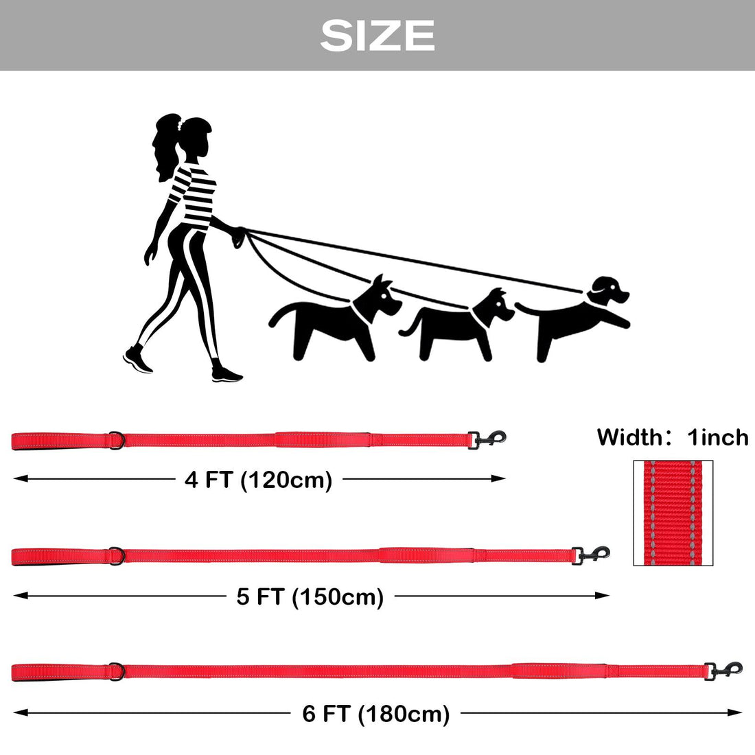 Joytale Dog Leash Heavy Duty for Large Dogs That Pull - Trusted Pet Products