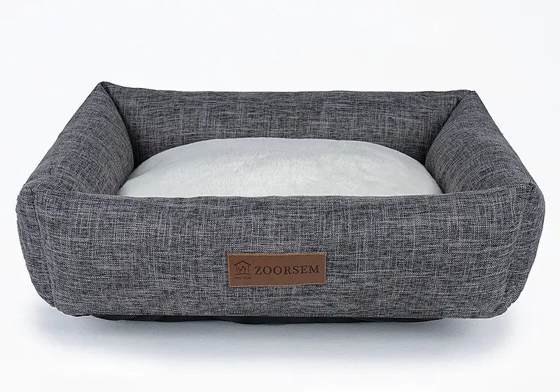 Cozy Winter Warm Linen Square Creative Pet Bed for Ultimate Comfort