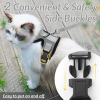 Escape Proof Cat Harness with Leash - Rabbitgoo - Trusted Pet Products