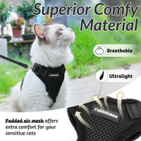 Escape Proof Cat Harness with Leash - Rabbitgoo - Trusted Pet Products