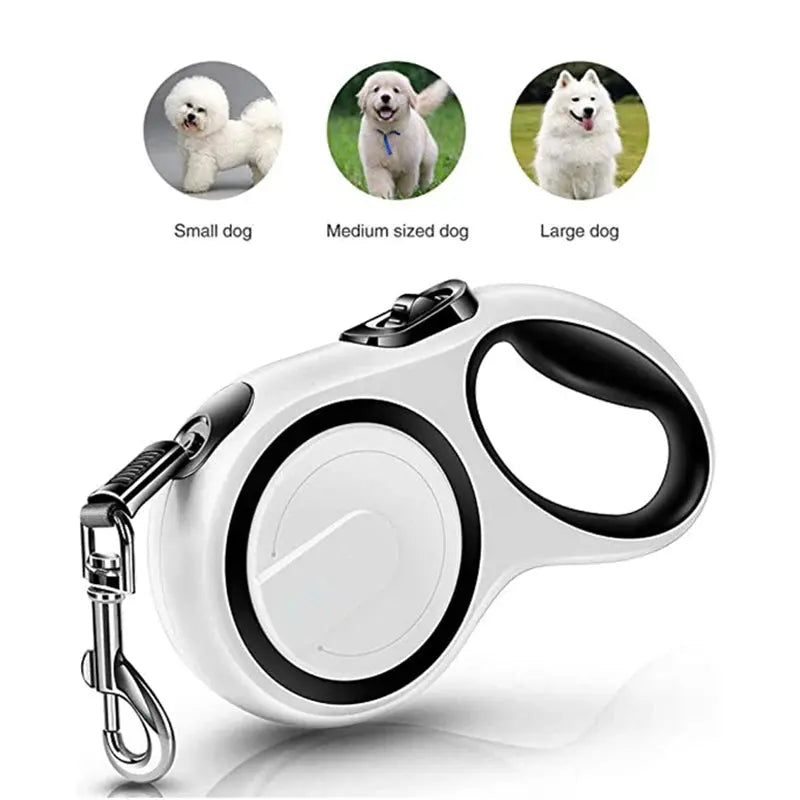 3/5/8M Durable Nylon Retractable Automatic Extending Dog Leash Trusted Pet Products