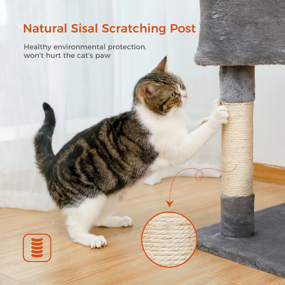 Domestic Delivery Multi-Level Cat Tree Tower Climb Furniture Scratching Post for Indoor House Pet Supplies Kitten Toy Cozy Condo - Trusted Pet Products