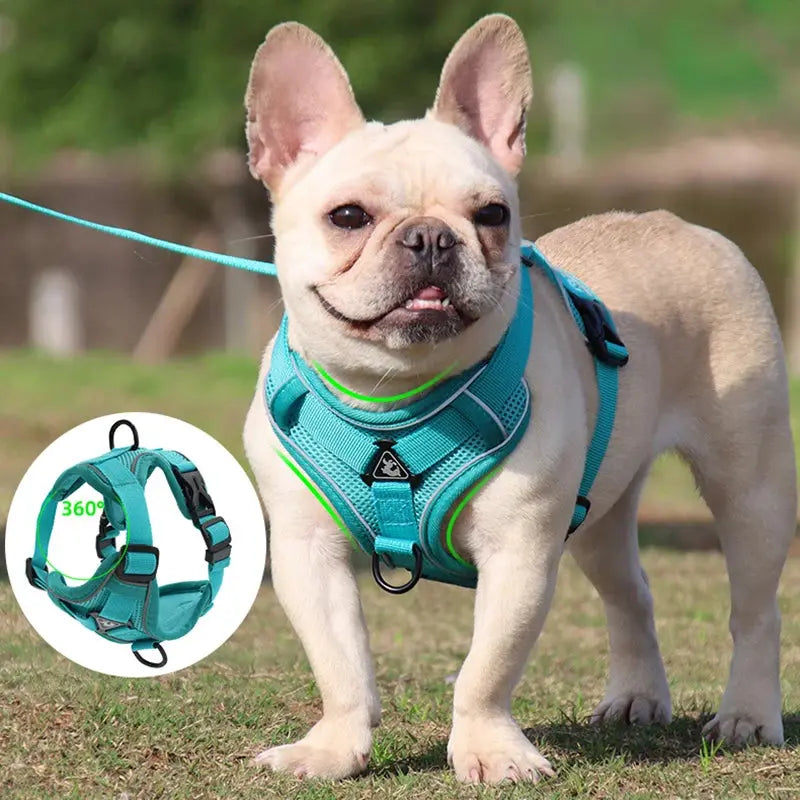 Adjustable Chest Strap Harness and Leash Set For Small and Medium Dogs Trusted Pet Products