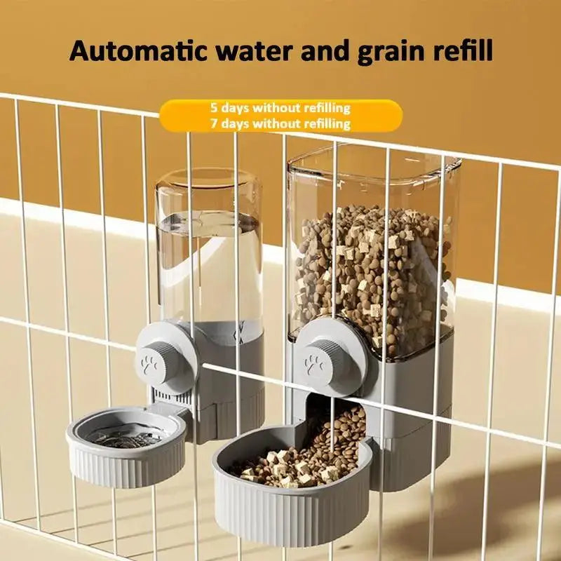 Automatic Feeders Food And Water Dispenser For Pets Automatic Pet Feeder Detachable Dry Food Hang Dispenser Automatic Cat Food - Trusted Pet Products