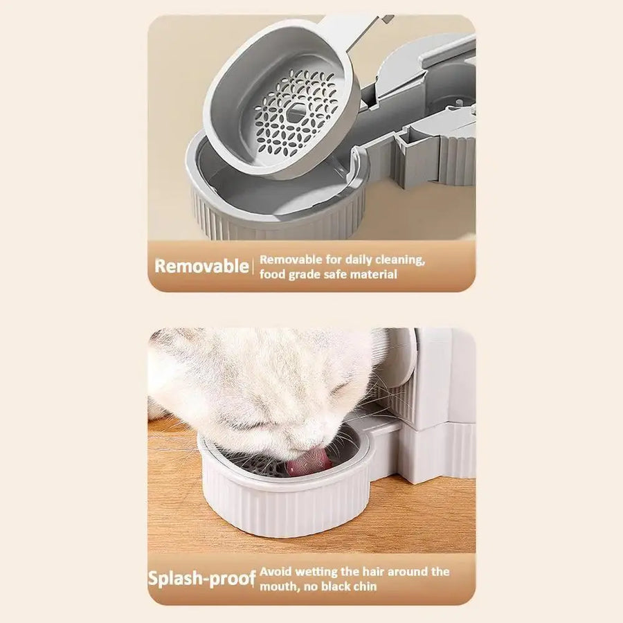 Automatic Feeders Food And Water Dispenser For Pets Automatic Pet Feeder Detachable Dry Food Hang Dispenser Automatic Cat Food - Trusted Pet Products