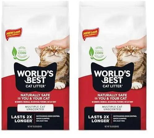 Best Cat Litter Multiple Cat Unscented, 32-Pounds - Trusted Pet Products