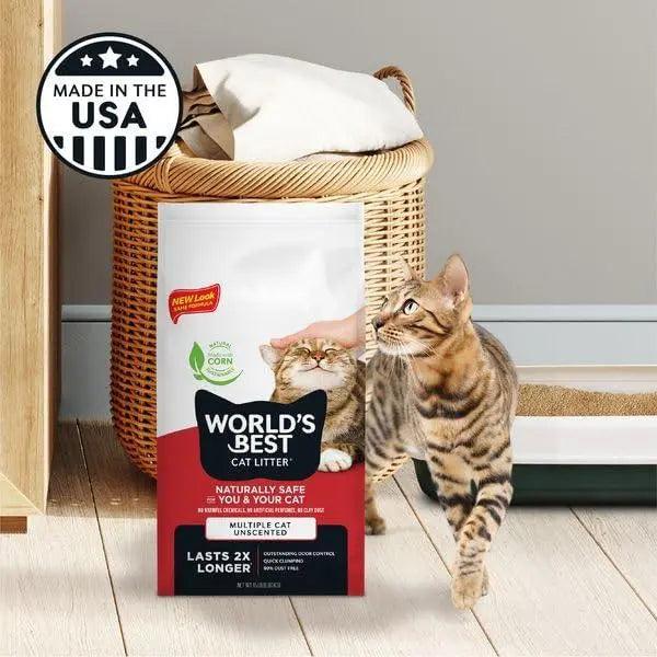 Best Cat Litter Multiple Cat Unscented, 32-Pounds - Trusted Pet Products