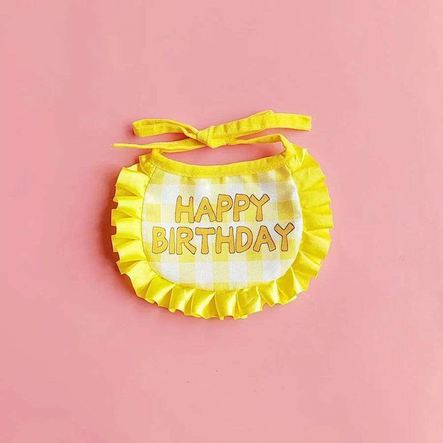 Birthday Party Hat and Scarf for Small Dogs - Trusted Pet Products