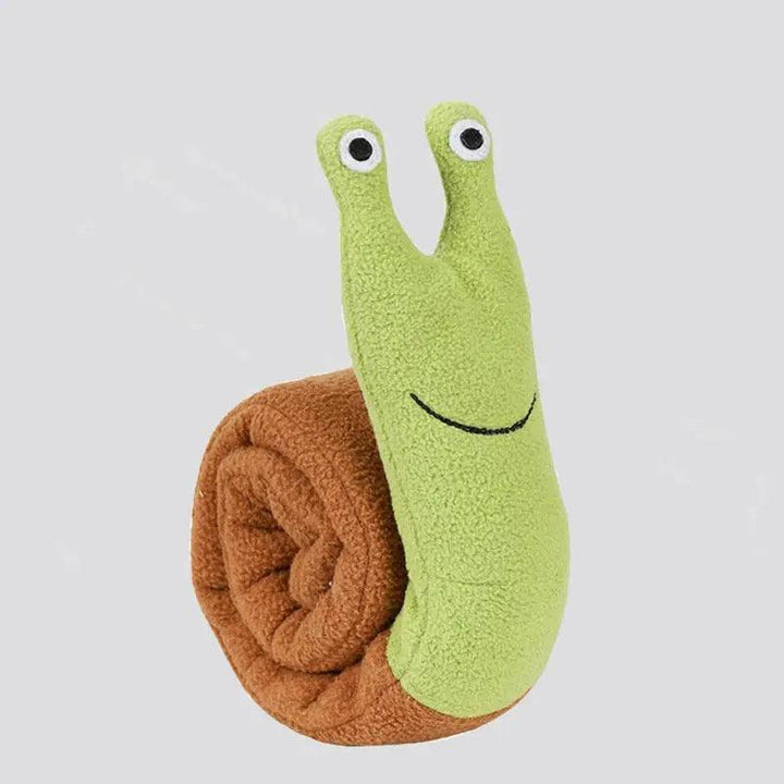 Bite-Resistant Plush Snail Toy - Trusted Pet Products