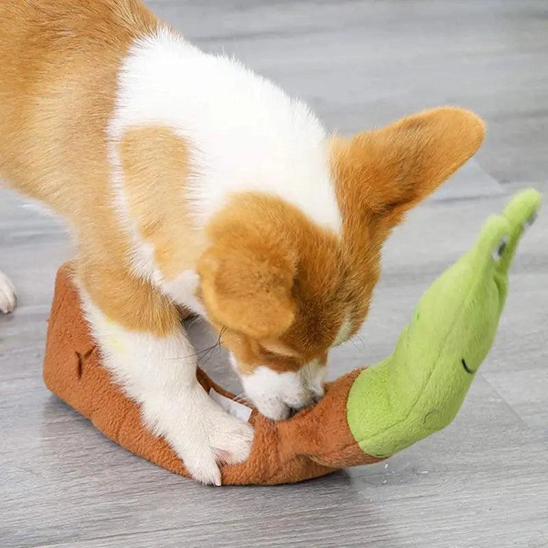 Bite-Resistant Plush Snail Toy - Trusted Pet Products