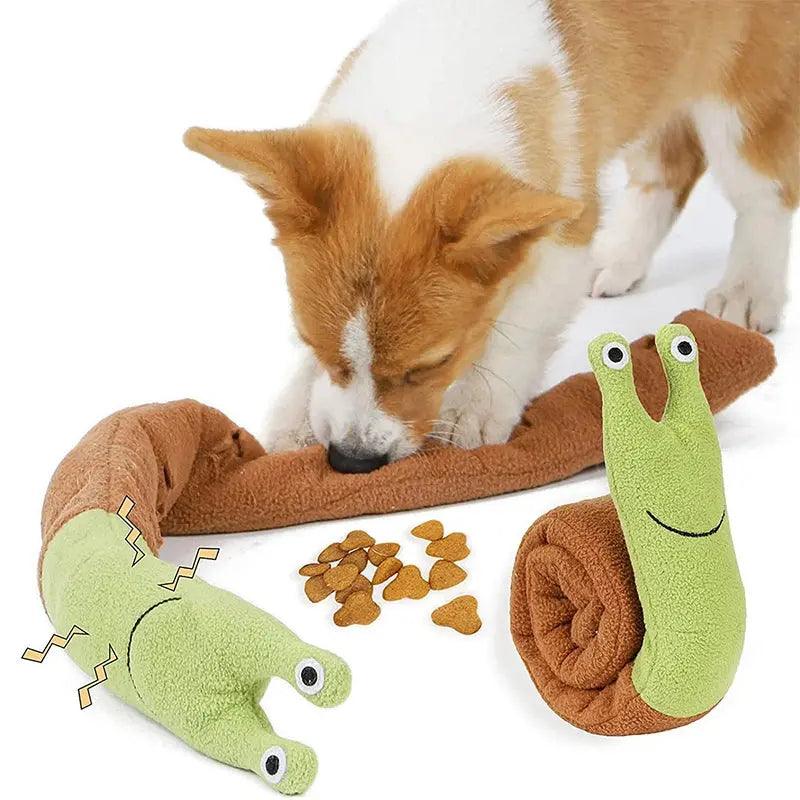 Bite-Resistant Plush Snail Toy - Trusted Pet Products