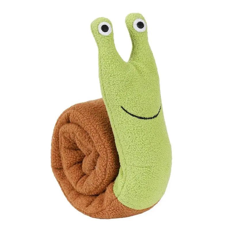 Bite-Resistant Plush Snail Toy - Trusted Pet Products