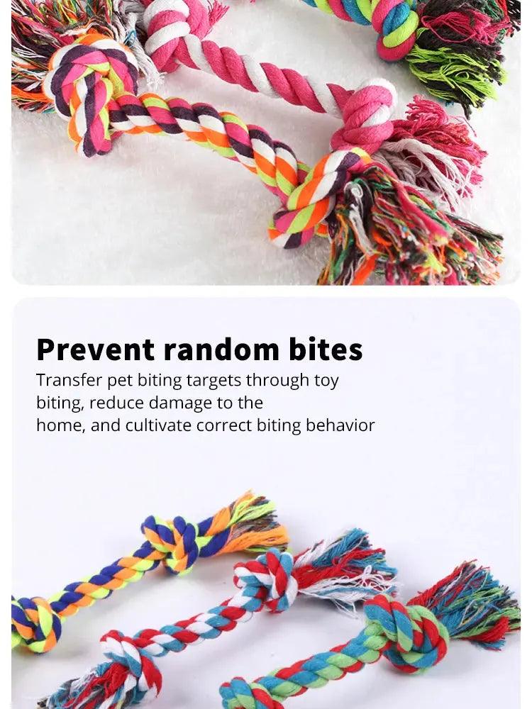 Bite-resistant Cotton Rope Knot for Dogs - Trusted Pet Products