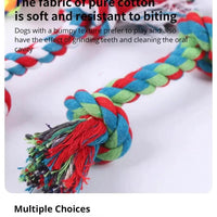 Bite-resistant Cotton Rope Knot for Dogs - Trusted Pet Products