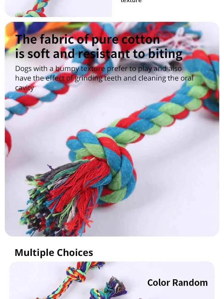 Bite-resistant Cotton Rope Knot for Dogs - Trusted Pet Products