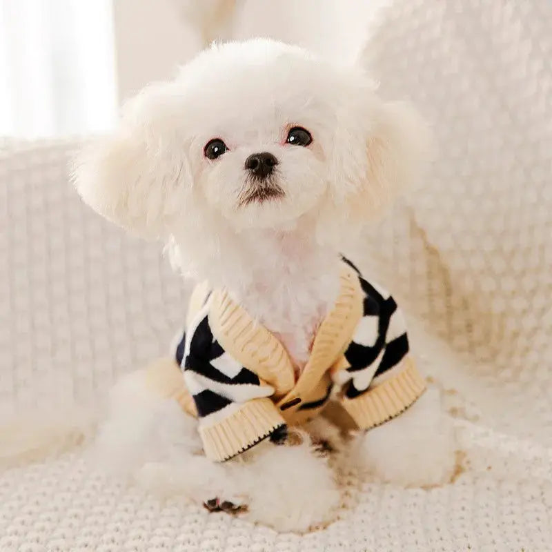 Cardigan Sweater for Dogs Trusted Pet Products