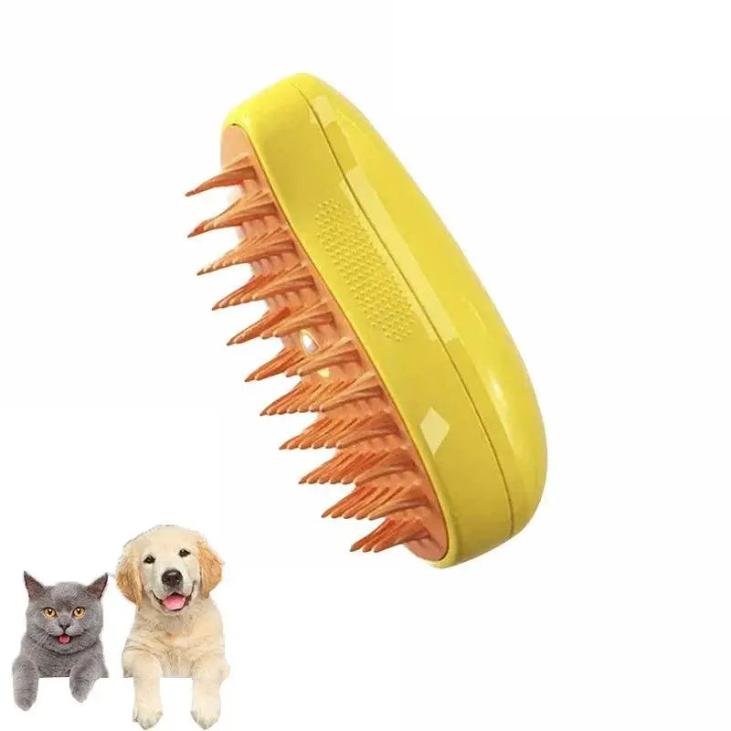 Cat Dog Steamy Brush Steam Brush Electric Sprayer for Massage Pet Grooming tool Shedding 3 in 1 Electric Sprays Massage Combs - Trusted Pet Products