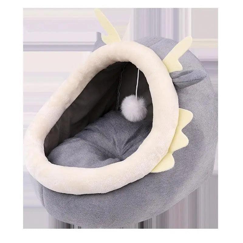 Cat Nest Semi-enclosed Winter Warm Pet Cat Nest Kittens - Trusted Pet Products