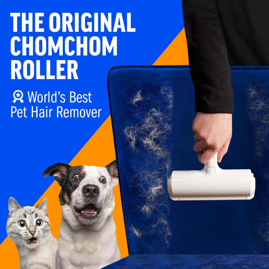 Chom Chom Roller Pet Hair Remover and Reusable Lint Roller - Trusted Pet Products