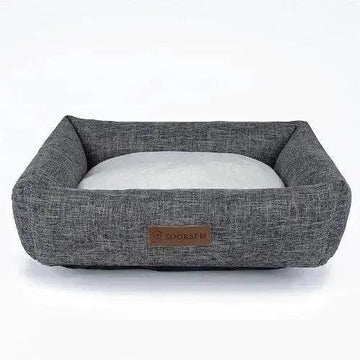 Cozy Winter Warm Linen Square Creative Pet Bed for Ultimate Comfort - Trusted Pet Products