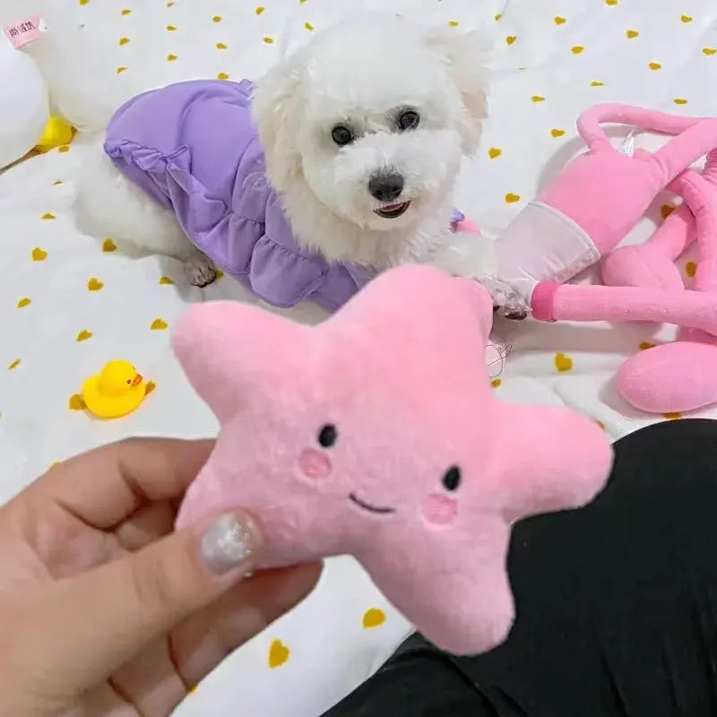 Cute Bite Resistant Animal Shape Squeaky Chew Toys for Small Dogs Trusted Pet Products