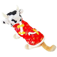 Cute Cow Design Winter Pet Dog Hat Cap Warm Windproof Pet Hats Cotton Dog Accessories For Small Medium Dogs Hat - Trusted Pet Products