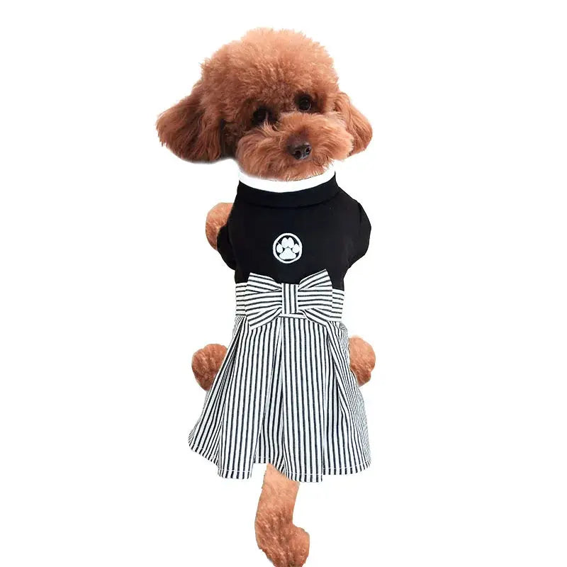 Cute Kimono Design Cotton Dress for Small Dogs Trusted Pet Products