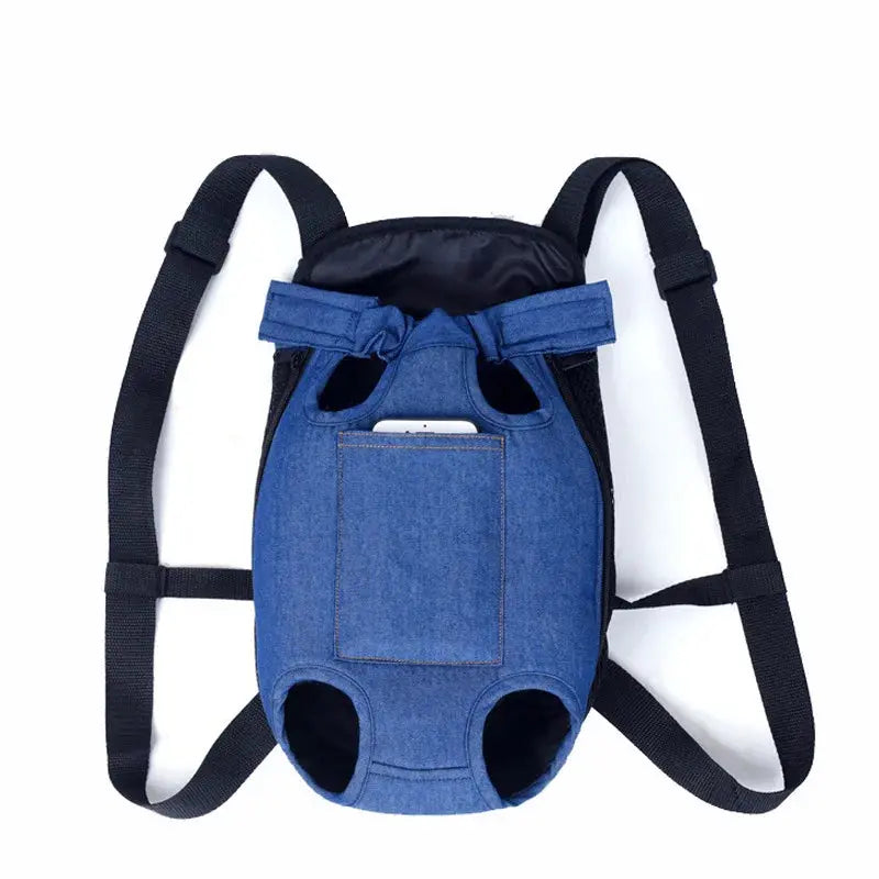 Denim Pet Dog Carrier Backpack Trusted Pet Products